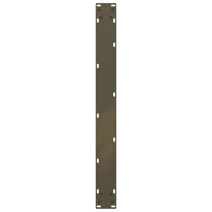 Dining Table Legs U-Shaped 2 pcs Natural Steel 90x(72-73) cm Steel