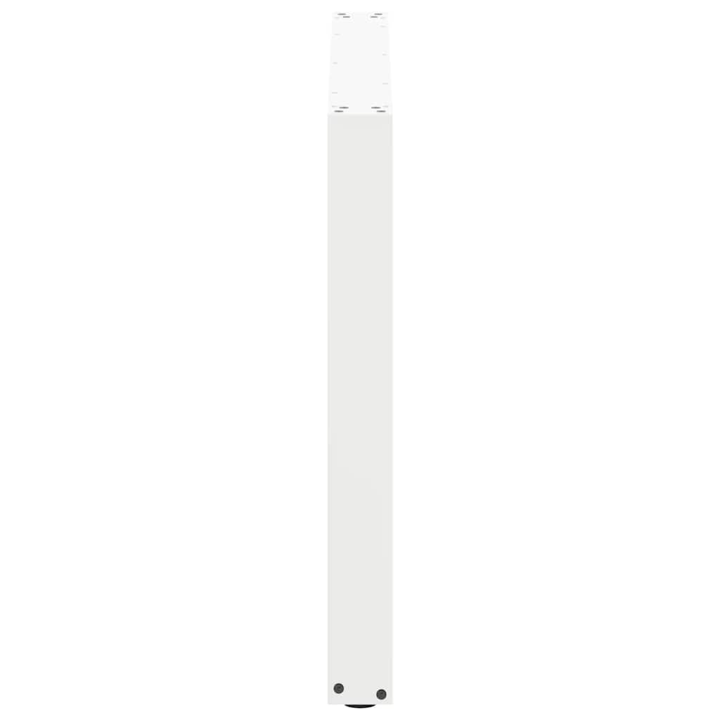 Dining Table Legs U-Shaped 2 pcs White 100x(72-73) cm Steel
