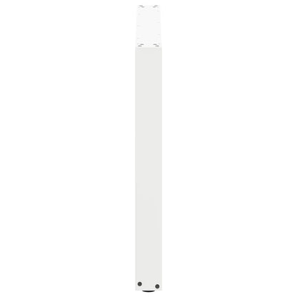 Dining Table Legs U-Shaped 2 pcs White 100x(72-73) cm Steel