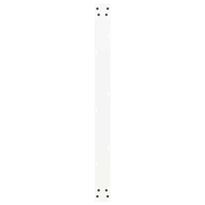 Dining Table Legs U-Shaped 2 pcs White 100x(72-73) cm Steel