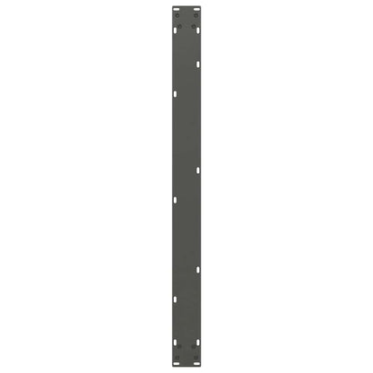 Dining Table Legs U-Shaped 2 pcs Anthracite 100x(72-73) cm Steel