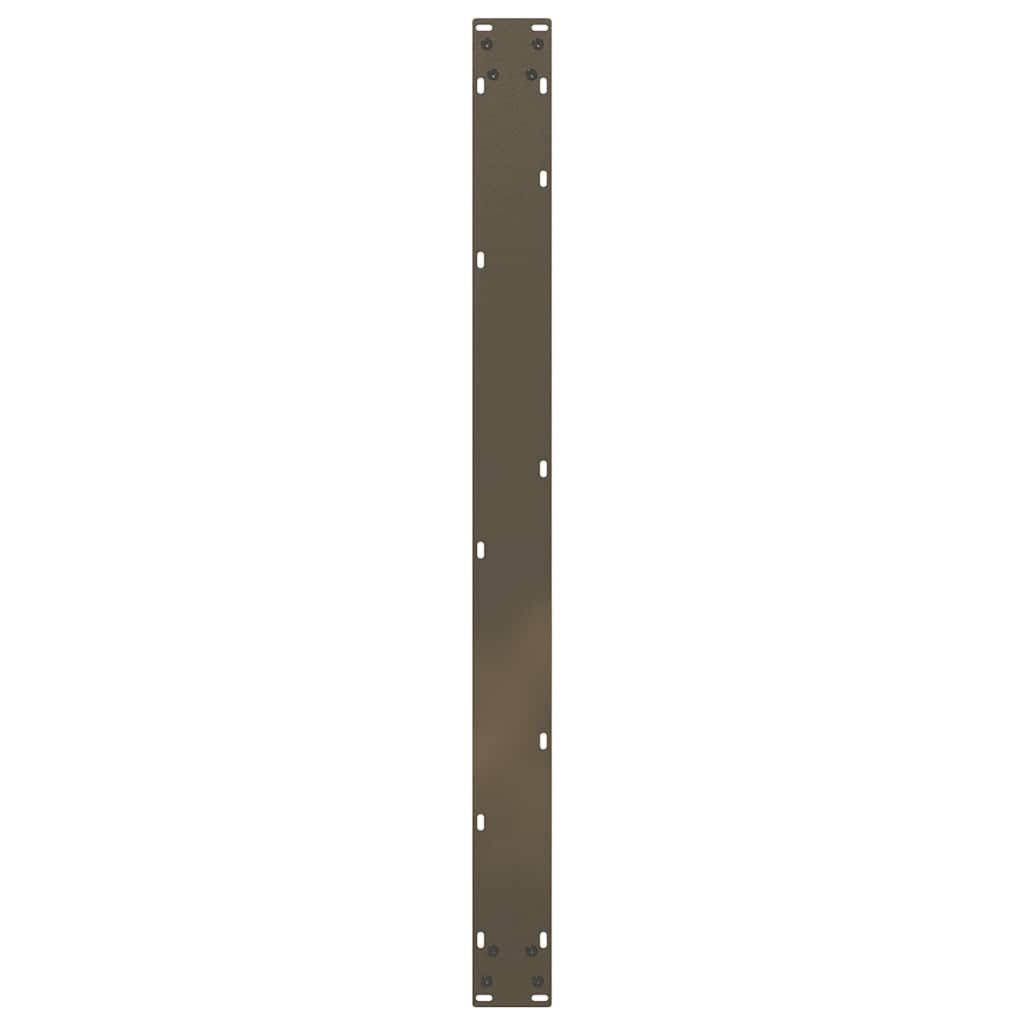 Dining Table Legs U-Shaped 2 pcs Natural Steel 100x(72-73) cm Steel