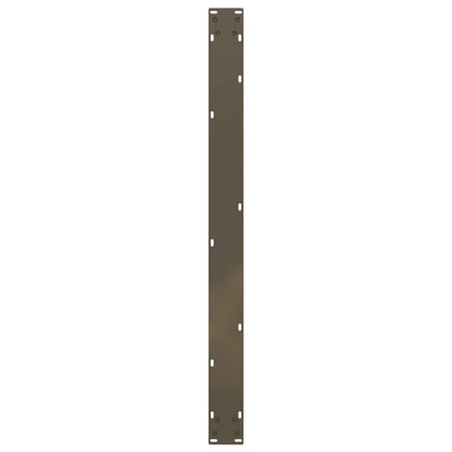 Dining Table Legs U-Shaped 2 pcs Natural Steel 100x(72-73) cm Steel