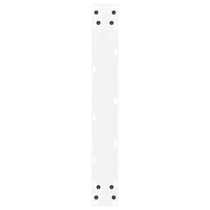 Dining Table Legs U-Shaped 3 pcs White 70x(72-73) cm Steel