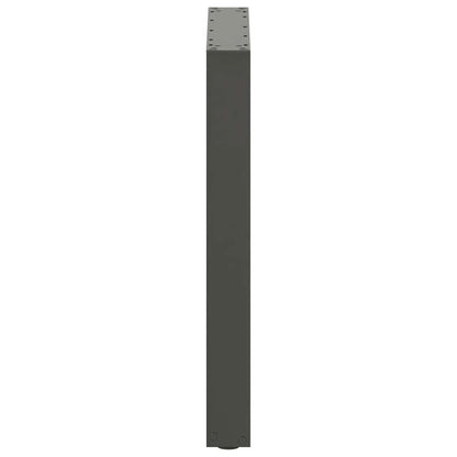 Dining Table Legs U-Shaped 3 pcs Anthracite 70x(72-73) cm Steel