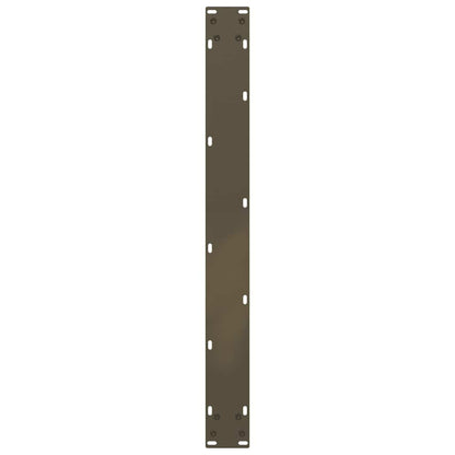 Dining Table Legs U-Shaped 3 pcs Natural Steel 80x(72-73) cm Steel