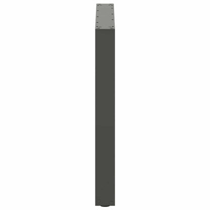 Dining Table Legs U-Shaped 3 pcs Anthracite 90x(72-73) cm Steel
