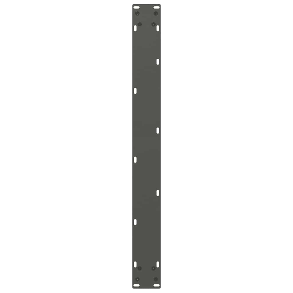 Dining Table Legs U-Shaped 3 pcs Anthracite 90x(72-73) cm Steel