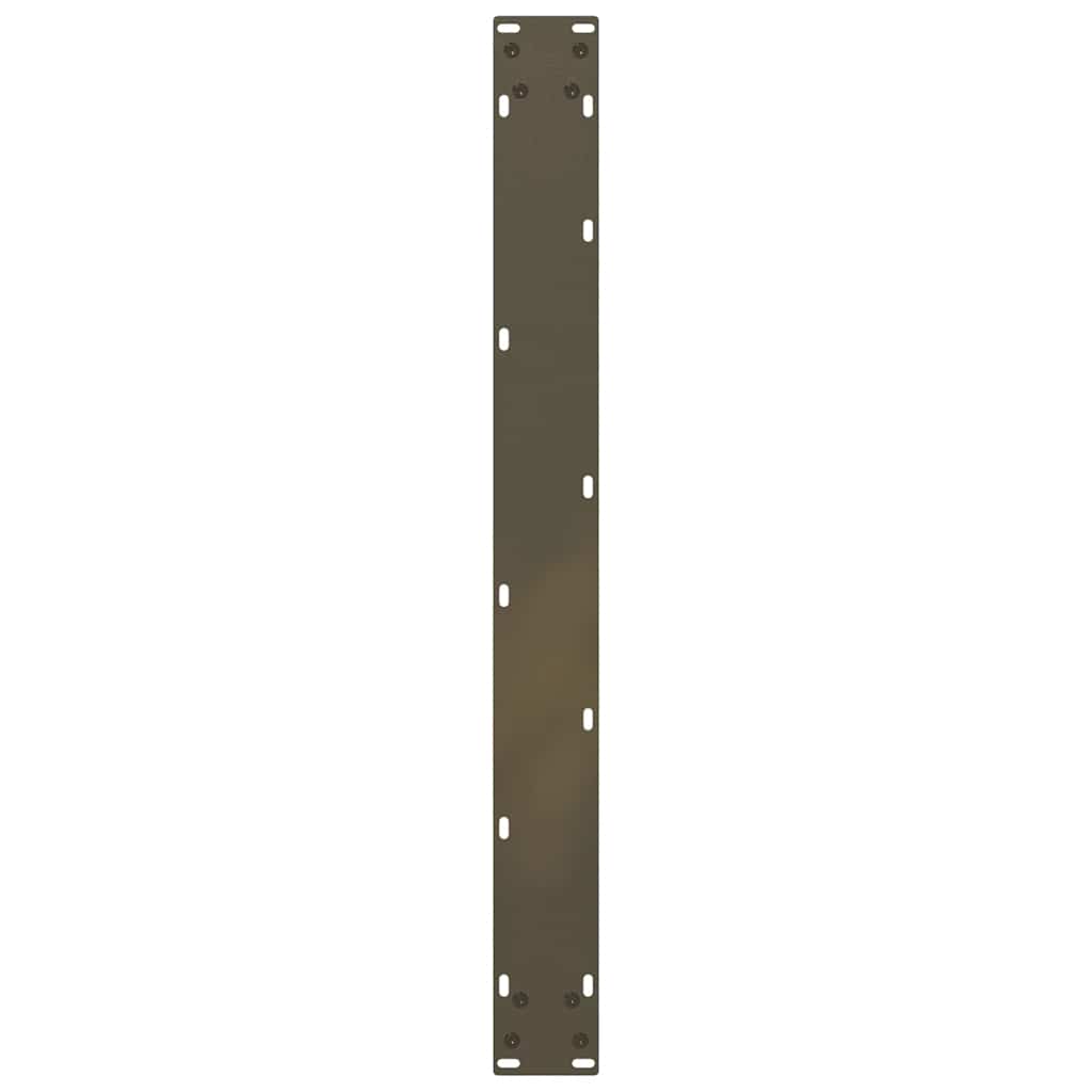 Dining Table Legs U-Shaped 3 pcs Natural Steel 90x(72-73) cm Steel