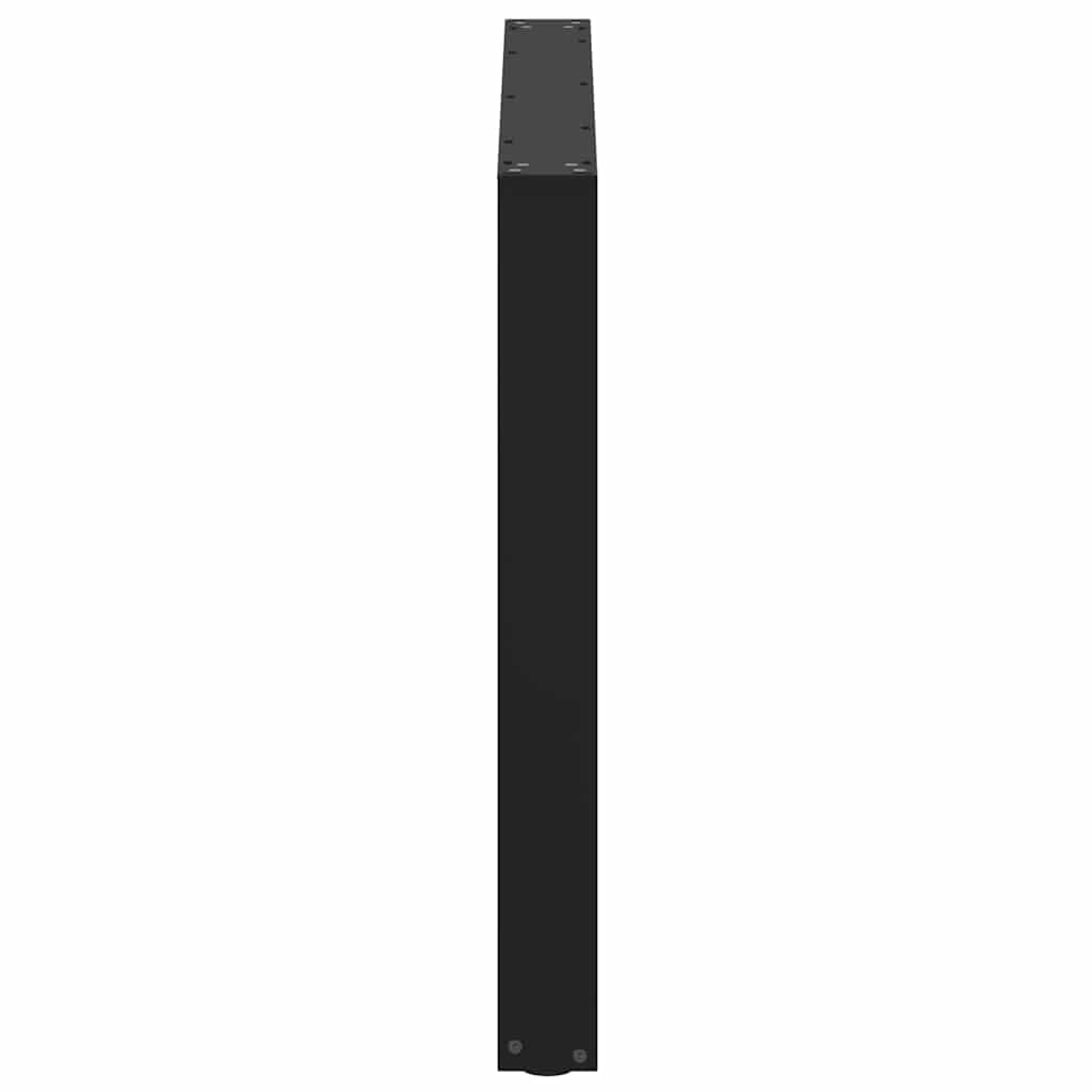 Coffee Table Leg | Set of 2 | Black | Powder-coated steel | Standard