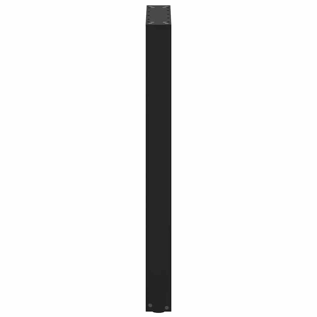 Bar Table Legs U-Shaped 2 pcs Black 40x(90-91) cm Steel