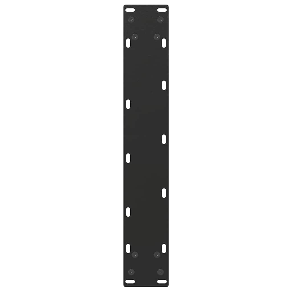 Bar Table Legs U-Shaped 2 pcs Black 40x(90-91) cm Steel