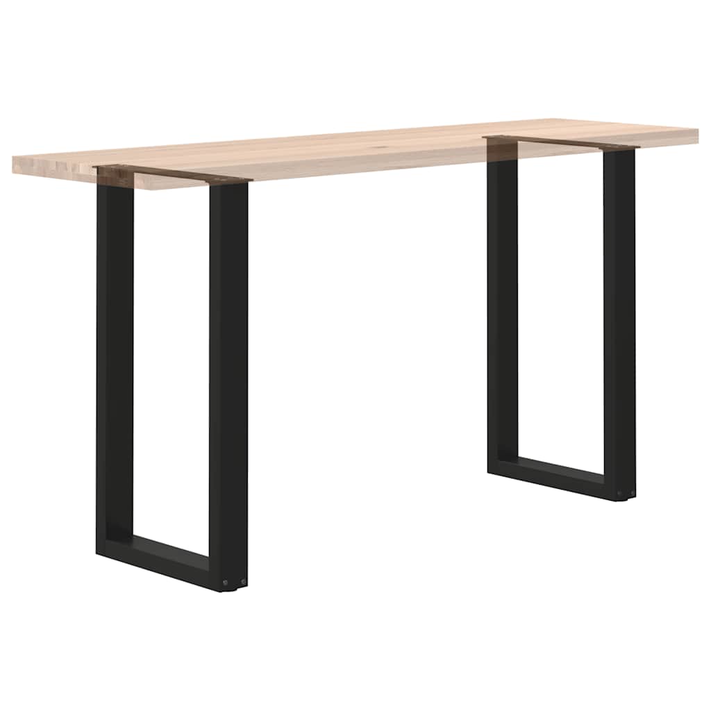 Bar Table Legs U-Shaped 2 pcs Black 40x(90-91) cm Steel