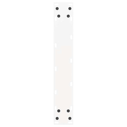 Bar Table Legs U-Shaped 2 pcs White 40x(90-91) cm Steel