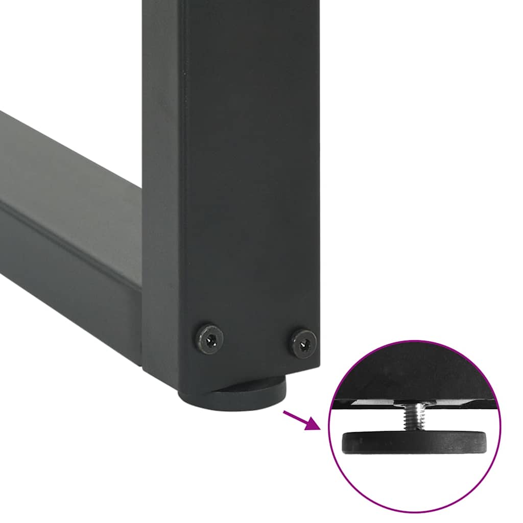 Bar Table Legs U-Shaped 2 pcs Anthracite 40x(90-91) cm Steel