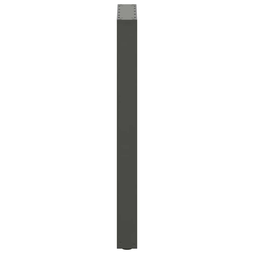 Bar Table Legs U-Shaped 2 pcs Anthracite 50x(90-91) cm Steel