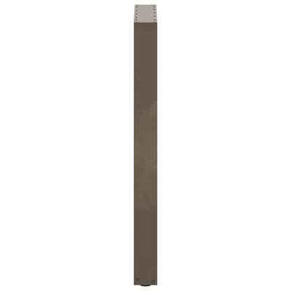 Bar Table Legs U-Shaped 2 pcs Natural Steel 50x(90-91) cm Steel