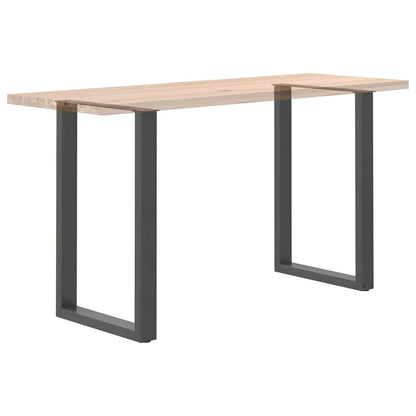 Bar Table Legs U-Shaped 2 pcs Anthracite 60x(90-91) cm Steel