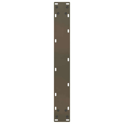 Bar Table Legs U-Shaped 2 pcs Natural Steel 60x(90-91) cm Steel