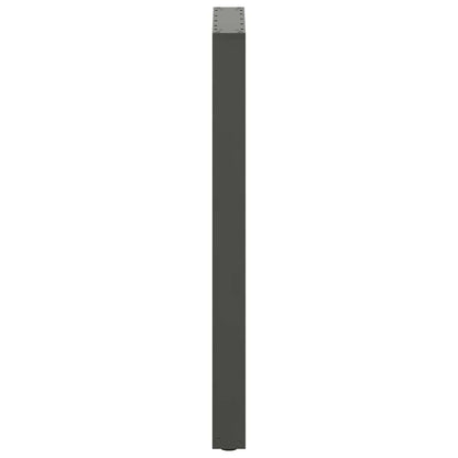 Bar Table Legs U-Shaped 2 pcs Anthracite 50x(100-101) cm Steel