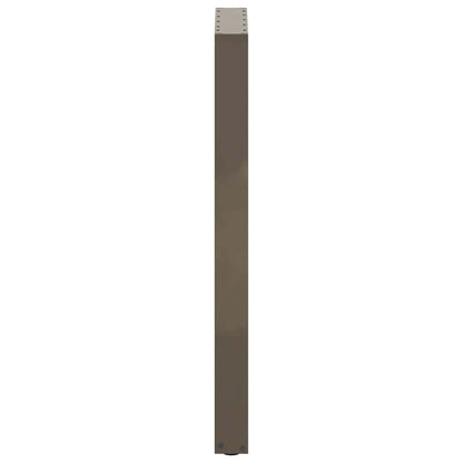 Bar Table Legs U-Shaped 2 pcs Natural Steel 50x(100-101) cm Steel
