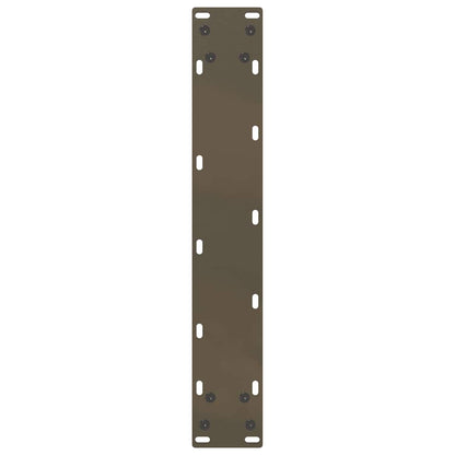Bar Table Legs U-Shaped 2 pcs Natural Steel 50x(100-101) cm Steel