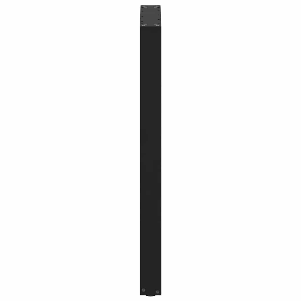 Bar Table Legs U-Shaped 2 pcs Black 60x(100-101) cm Steel