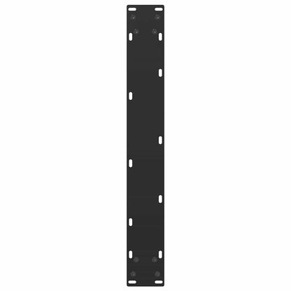 Bar Table Legs U-Shaped 2 pcs Black 60x(100-101) cm Steel