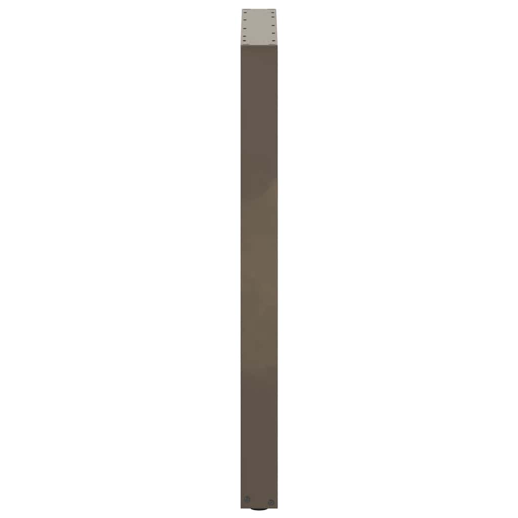 Bar Table Legs U-Shaped 2 pcs Natural Steel 60x(100-101) cm Steel