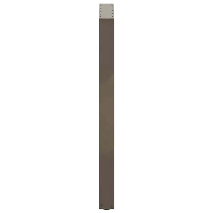 Bar Table Legs U-Shaped 2 pcs Natural Steel 60x(100-101) cm Steel