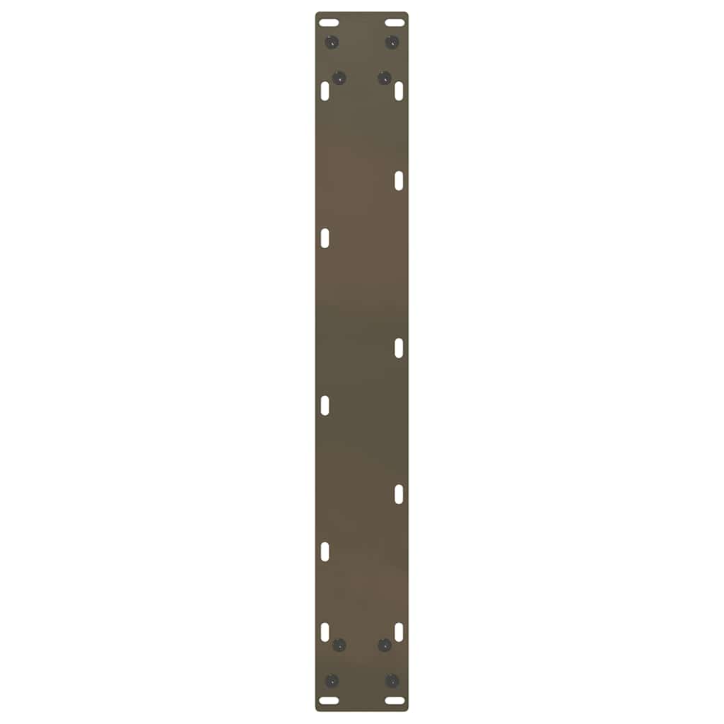 Bar Table Legs U-Shaped 2 pcs Natural Steel 60x(100-101) cm Steel