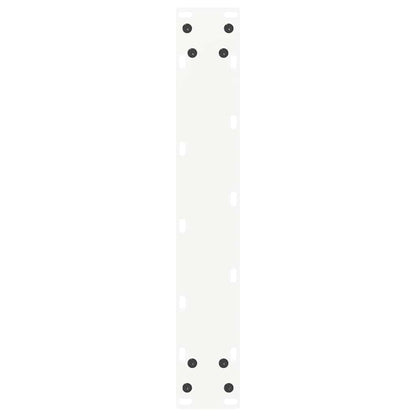 Bar Table Legs U-Shaped 2 pcs White 40x(110-111) cm Steel