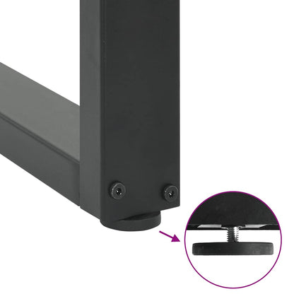 Bar Table Legs U-Shaped 2 pcs Anthracite 40x(110-111) cm Steel
