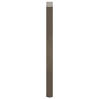 Bar Table Legs U-Shaped 2 pcs Natural Steel 40x(110-111) cm Steel