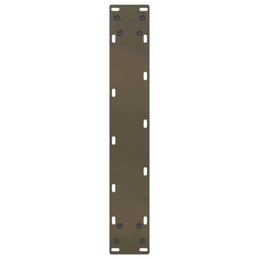 Bar Table Legs U-Shaped 2 pcs Natural Steel 40x(110-111) cm Steel