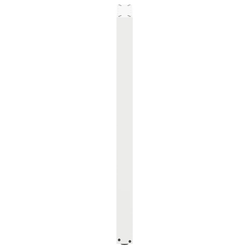 Bar Table Legs U-Shaped 2 pcs White 50x(110-111) cm Steel