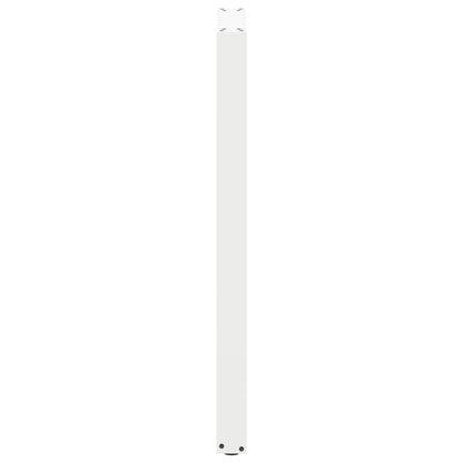 Bar Table Legs U-Shaped 2 pcs White 50x(110-111) cm Steel
