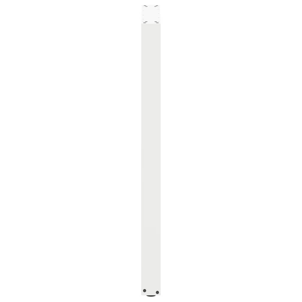 Bar Table Legs U-Shaped 2 pcs White 60x(110-111) cm Steel