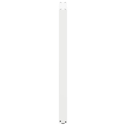 Bar Table Legs U-Shaped 2 pcs White 60x(110-111) cm Steel