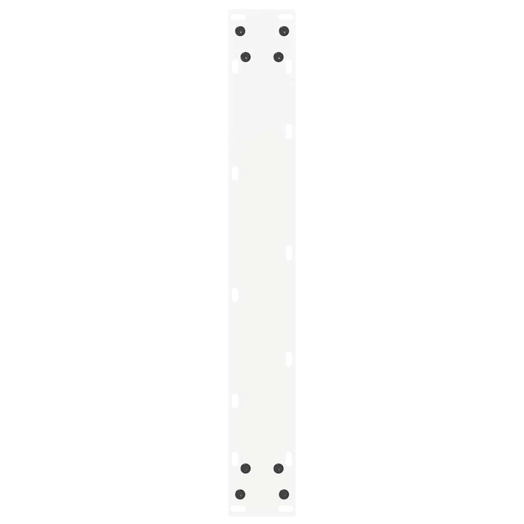 Bar Table Legs U-Shaped 2 pcs White 60x(110-111) cm Steel
