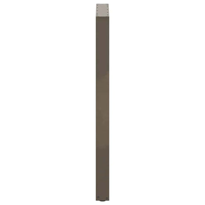 Bar Table Legs U-Shaped 2 pcs Natural Steel 60x(110-111) cm Steel