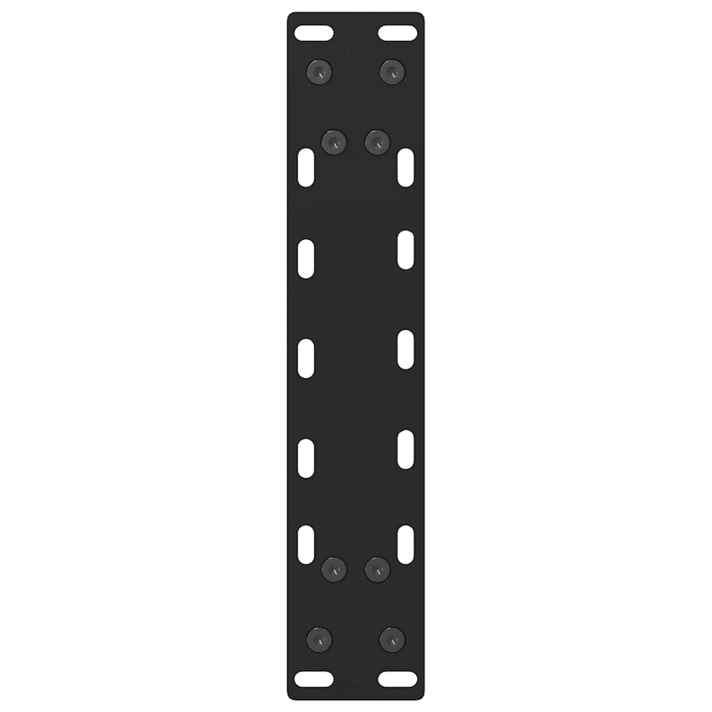Coffee Table Legs Black 2 pcs 30x(30-31) cm Steel