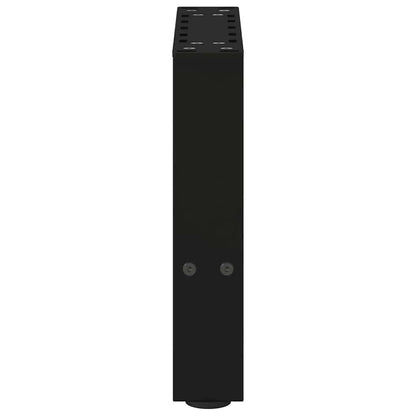Coffee Table Legs Black 2 pcs 40x(30-31) cm Steel