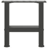 Coffee Table Legs Anthracite 2 pcs 40x(30-31) cm Steel