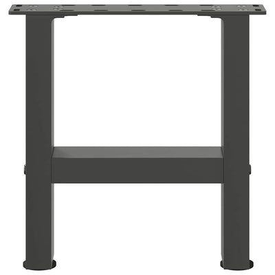 Coffee Table Legs Anthracite 2 pcs 40x(30-31) cm Steel
