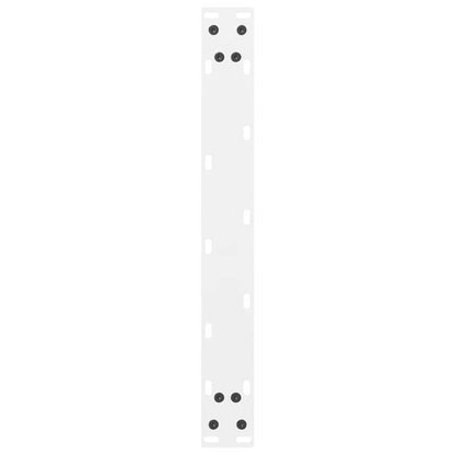Coffee Table Legs White 2 pcs 50x(30-31) cm Steel
