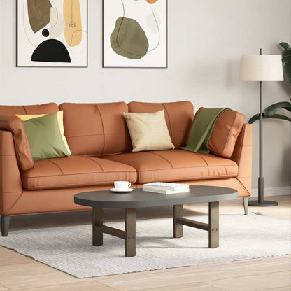 Coffee Table Legs Natural Steel 2 pcs 50x(30-31) cm Steel