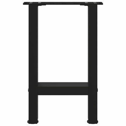Coffee Table Legs Black 2 pcs 28x(42-43) cm Steel