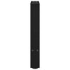 Coffee Table Legs Black 2 pcs 28x(42-43) cm Steel