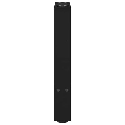 Coffee Table Legs Black 2 pcs 28x(42-43) cm Steel